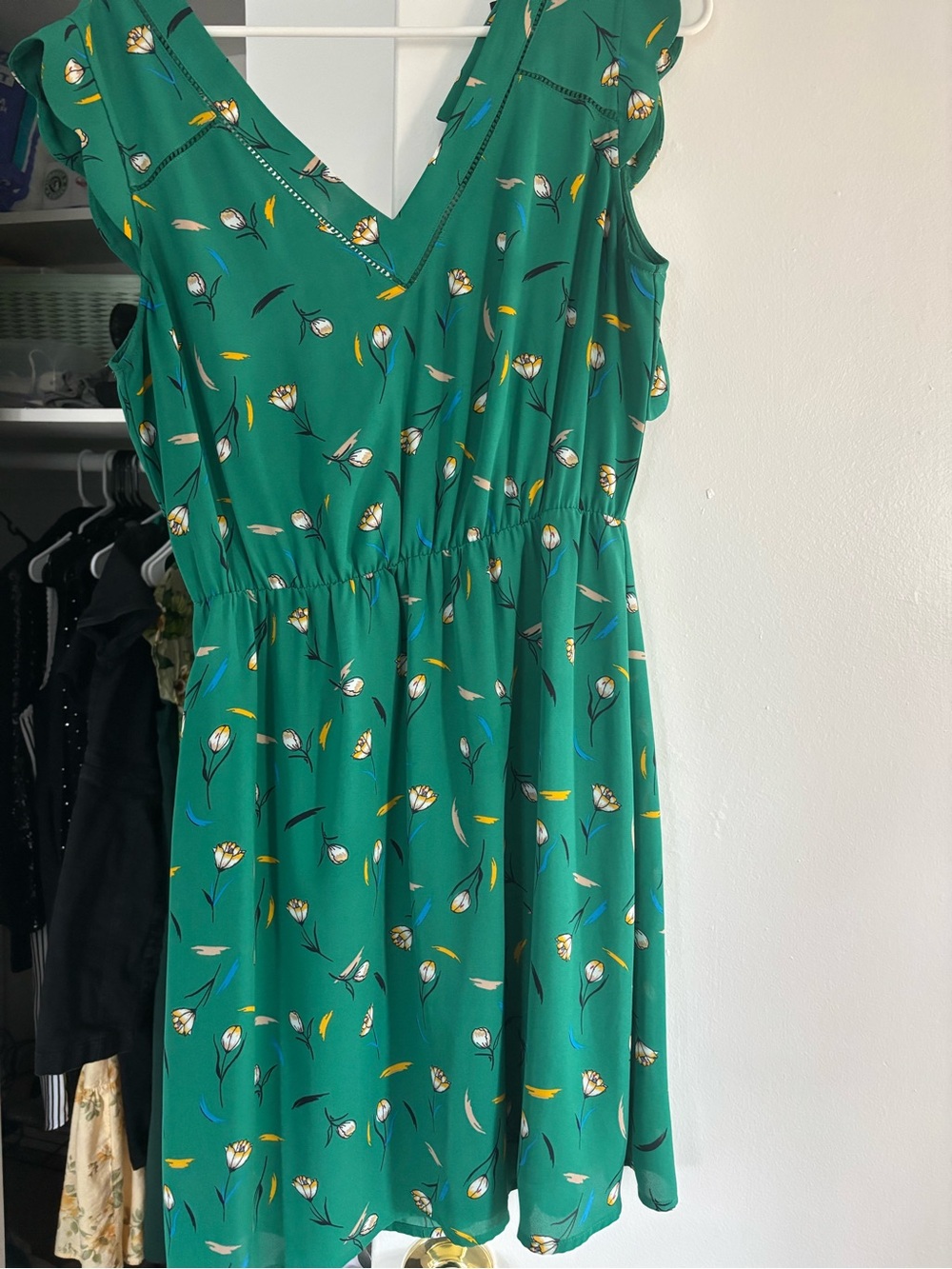 41 Hawthorn Midnight Scallop Detail Dress- M